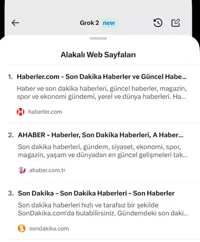 Haberler.com ve Sondakika.com, Grok 2'de Zirvede!
